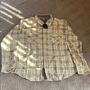 PX Flannel Button-Up Shirt